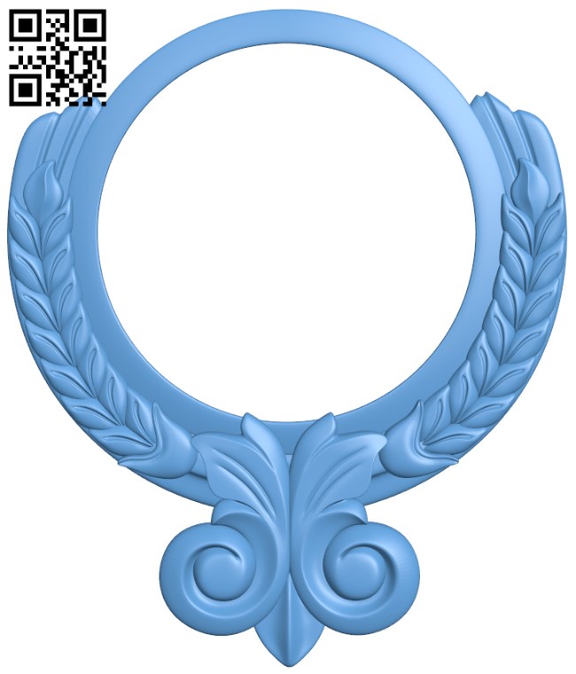 Mirror frame pattern T0003625 download free stl files 3d model for CNC wood carving
