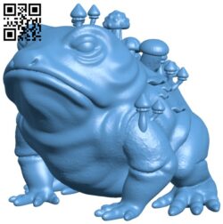 Mushroom toad H011438 file stl free download 3D Model for CNC and 3d printer