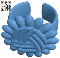 Nature based ring jewel H011264 file stl free download 3D Model for CNC and 3d printer