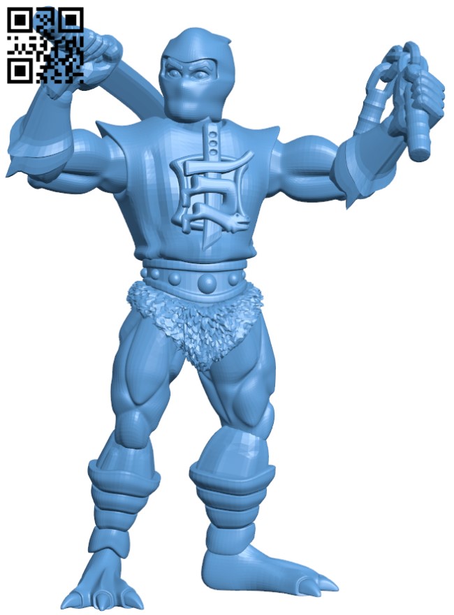 Ninja guy H011511 file stl free download 3D Model for CNC and 3d printer