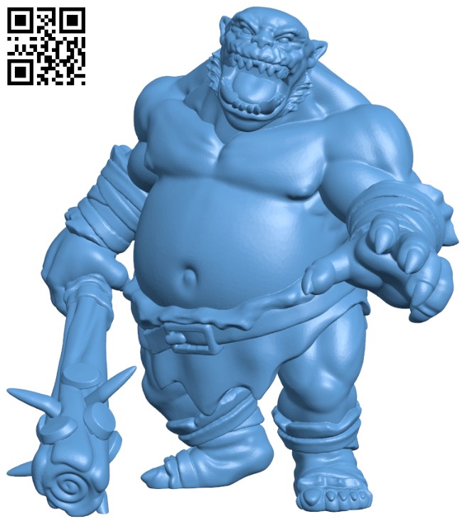 Ogre H011478 file stl free download 3D Model for CNC and 3d printer