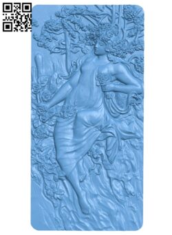 Painting of woman T0003568 download free stl files 3d model for CNC wood carving