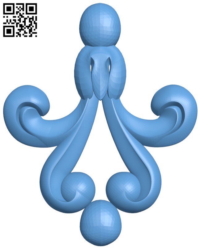 Pattern decor design T0003713 download free stl files 3d model for CNC wood carving