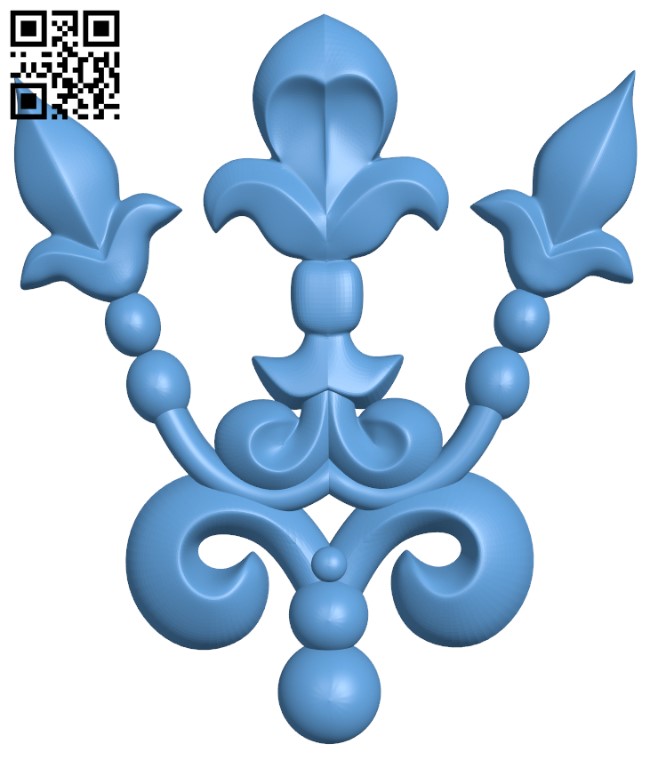 Pattern decor design T0003757 download free stl files 3d model for CNC wood carving