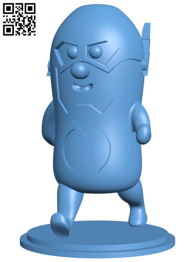 Peanuts Universe - Exclusive The Flash H011479 file stl free download 3D Model for CNC and 3d printer