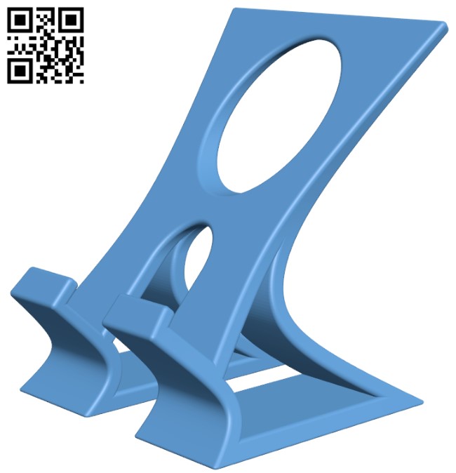 Phone stand H011335 file stl free download 3D Model for CNC and 3d printer