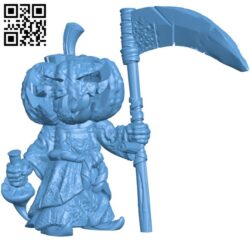 Pumpkin Goblin H011396 file stl free download 3D Model for CNC and 3d printer