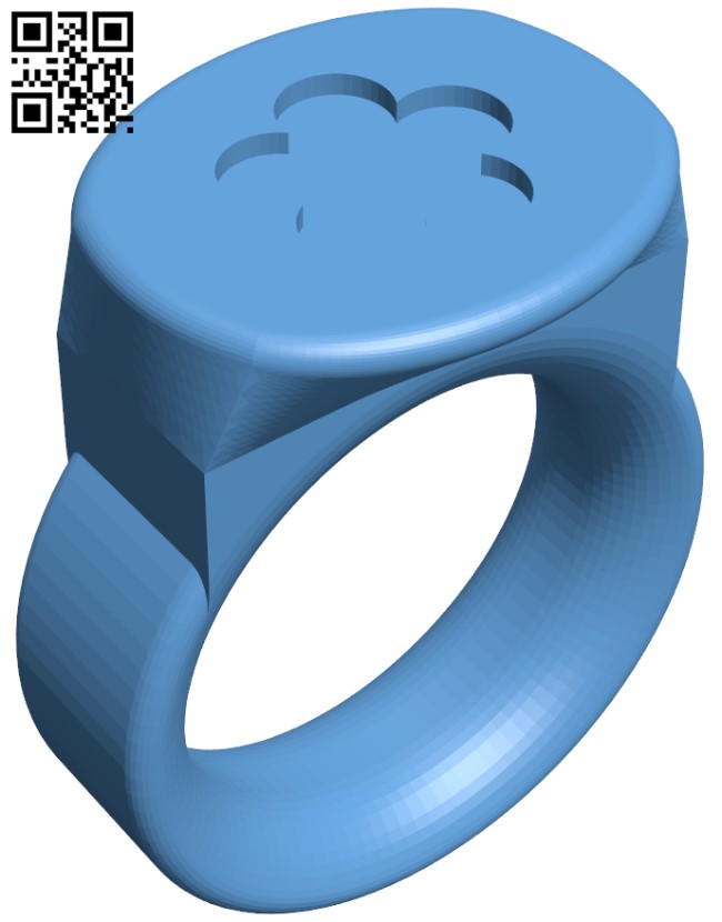 Ring Flower H011277 file stl free download 3D Model for CNC and 3d printer