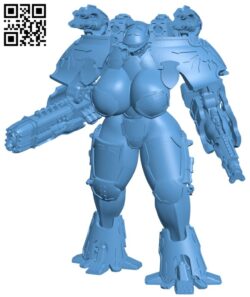 Robot WarMommy H011518 file stl free download 3D Model for CNC and 3d printer