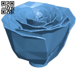 Rose H011353 file stl free download 3D Model for CNC and 3d printer
