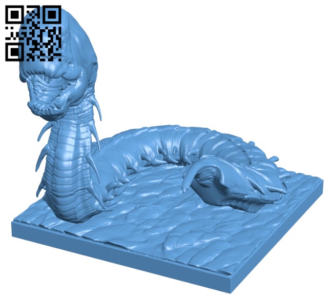 Sand Exon Monsters H011520 file stl free download 3D Model for CNC and 3d printer