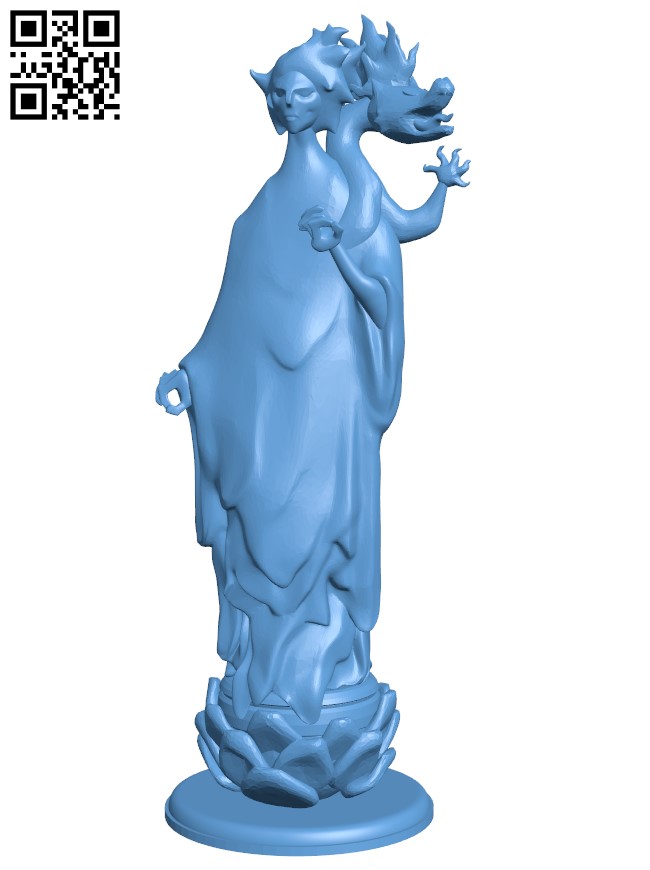 Sandman dream dragon H011336 file stl free download 3D Model for CNC and 3d printer