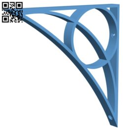 Simple Shelf Bracket H011372 file stl free download 3D Model for CNC and 3d printer