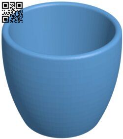 Simple flower pot H011280 file stl free download 3D Model for CNC and 3d printer