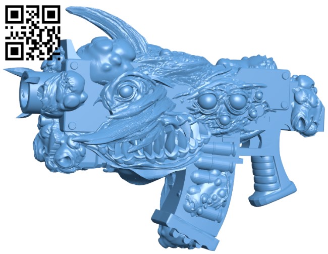 Slime Weapon H011552 file stl free download 3D Model for CNC and 3d printer