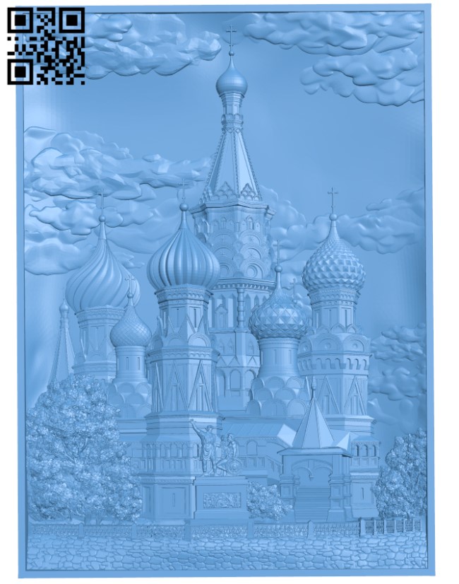 St. Basil's Cathedral T0003617 download free stl files 3d model for CNC wood carving