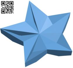 Star – Origami H011305 file stl free download 3D Model for CNC and 3d printer