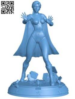 Starlight – Super women H011556 file stl free download 3D Model for CNC and 3d printer