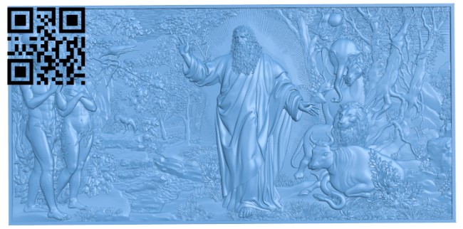 The Garden Of Eden T0003619 download free stl files 3d model for CNC wood carving