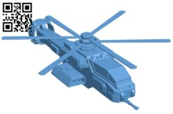 Warrior H8 Helicopter H011522 file stl free download 3D Model for CNC and 3d printer