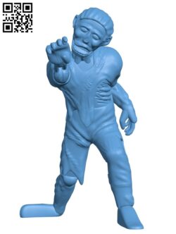 Zombie H011539 file stl free download 3D Model for CNC and 3d printer