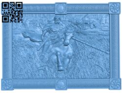 Warrior on horseback T0003820 download free stl files 3d model for CNC wood carving