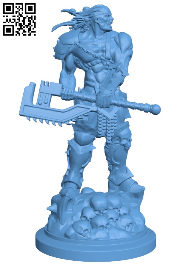 Blood Warrior Marauder H011685 file stl free download 3D Model for CNC and 3d printer