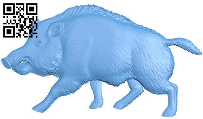 Boar T0004081 download free stl files 3d model for CNC wood carving