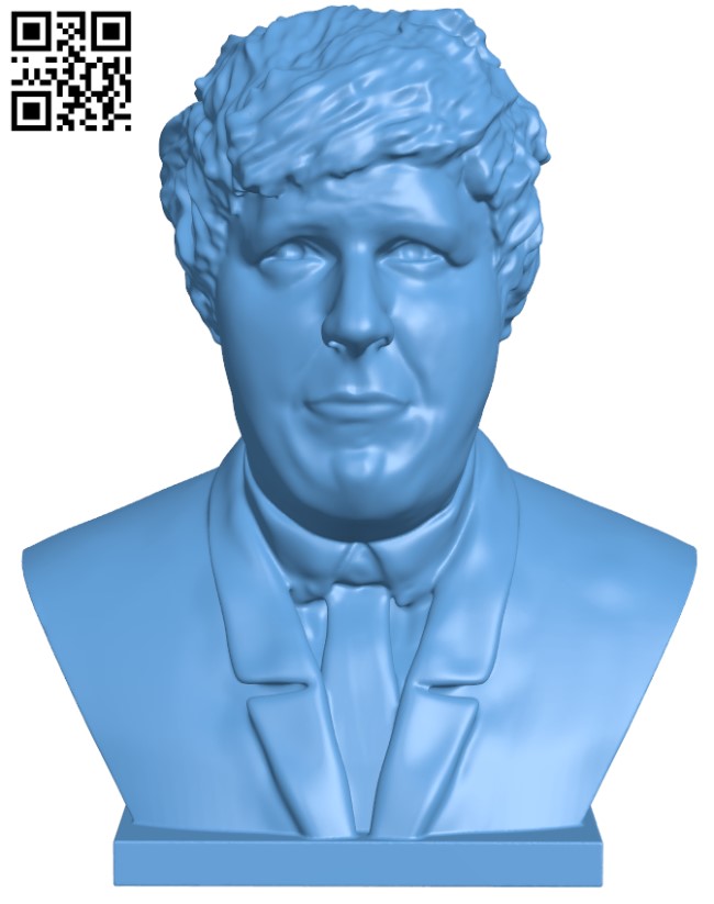 Boris Johnson H011768 file stl free download 3D Model for CNC and 3d printer