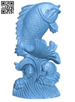 Carp – Fish H011827 file stl free download 3D Model for CNC and 3d printer