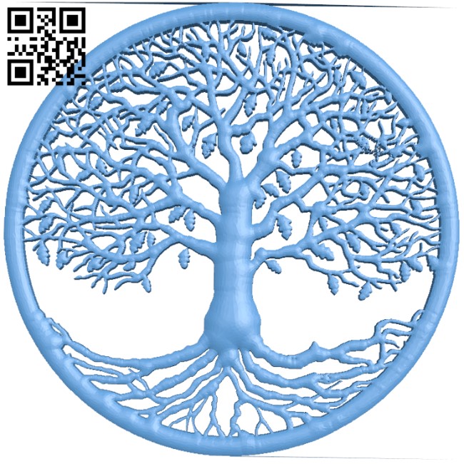Celtic tree of life T0003865 download free stl files 3d model for CNC wood carving