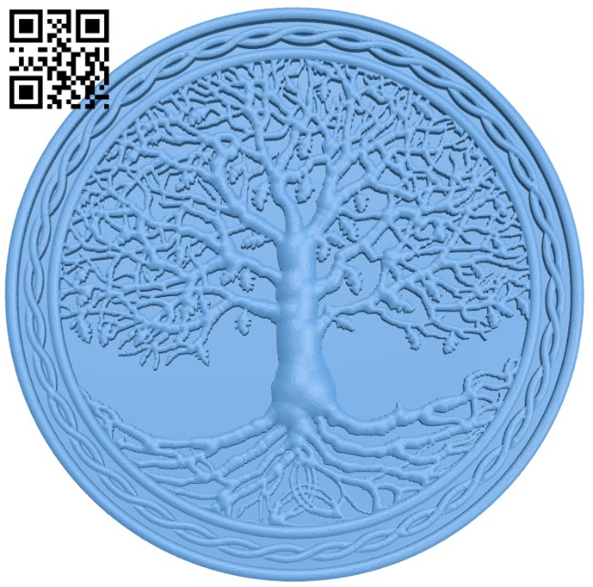 Celtic tree of life T0003870 download free stl files 3d model for CNC wood carving