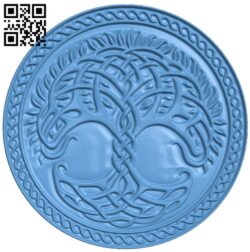 Celtic tree of life T0004063 download free stl files 3d model for CNC wood carving