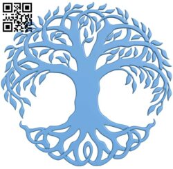 Celtic tree of life T0004067 download free stl files 3d model for CNC wood carving