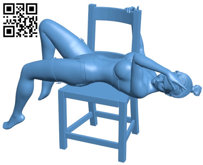 Chair dance H011834 file stl free download 3D Model for CNC and 3d printer