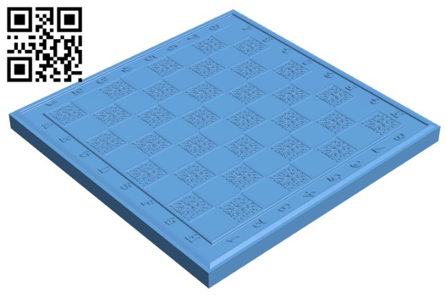 Chessboard H011691 file stl free download 3D Model for CNC and 3d printer