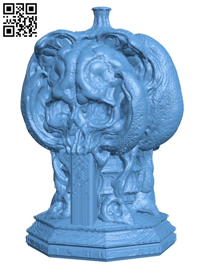 Cursed Mansion H011643 file stl free download 3D Model for CNC and 3d printer