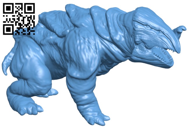 Desert creature H011628 file stl free download 3D Model for CNC and 3d printer