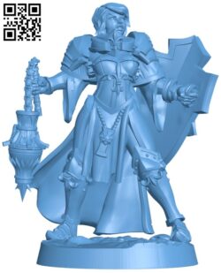 Diana – The War Sister Purifier H011629 file stl free download 3D Model for CNC and 3d printer