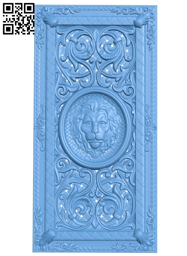 Door frame pattern T0003984 download free stl files 3d model for CNC wood carving
