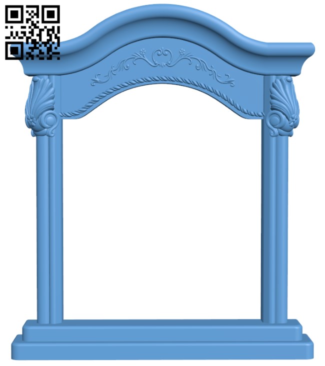 Door frame pattern T0004101 download free stl files 3d model for CNC wood carving