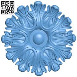 Flower pattern T0003947 download free stl files 3d model for CNC wood carving