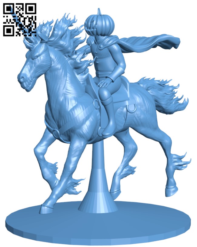 Free 3D file Headless Horseman 🎃・3D printable object to download