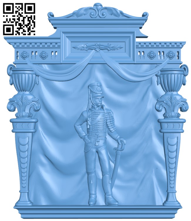 Hussar on stage T0003907 download free stl files 3d model for CNC wood carving