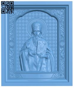 Icon of Saint Basil T0004014 download free stl files 3d model for CNC wood carving