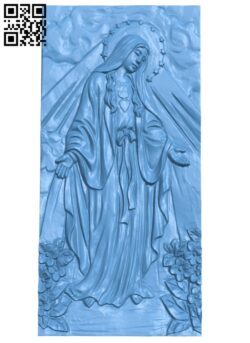 Icon of St. Mary T0003961 download free stl files 3d model for CNC wood carving