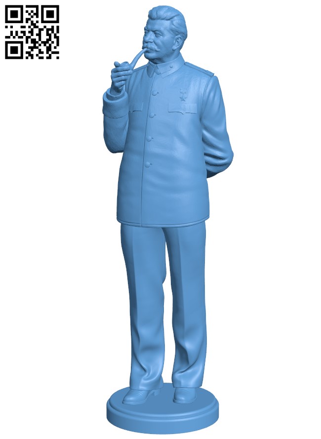 Joseph Stalin H011672 file stl free download 3D Model for CNC and 3d printer