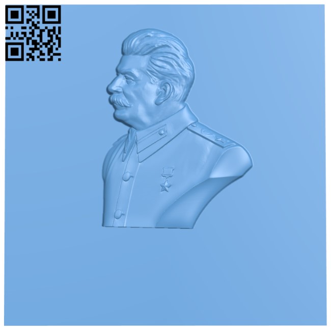 Joseph Stalin T0003928 download free stl files 3d model for CNC wood carving