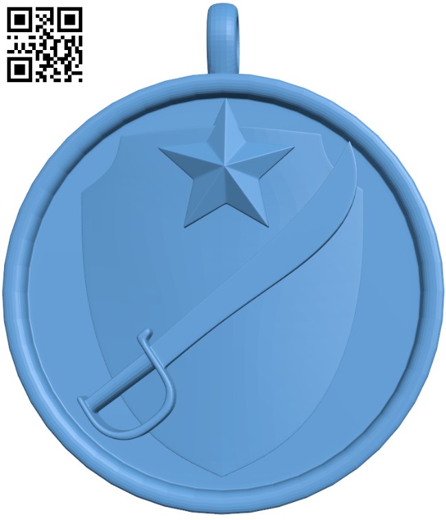 Medal T0003971 download free stl files 3d model for CNC wood carving