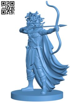 Medusa Archer H011711 file stl free download 3D Model for CNC and 3d printer